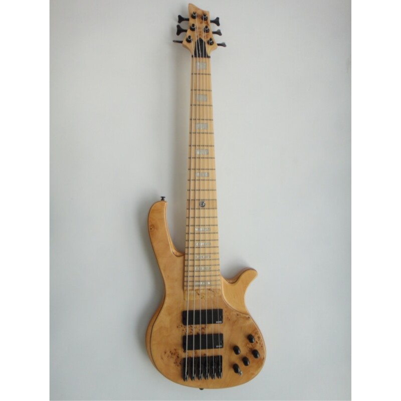 Guitarra Bajo Afanti Ash Body with Poplar Burl Veneer