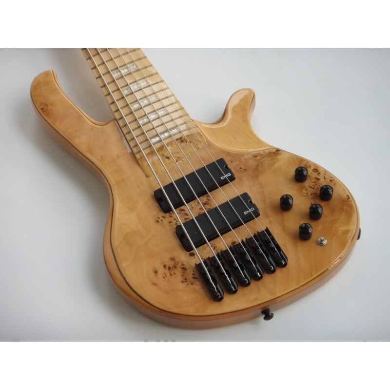 Guitarra Bajo Afanti Ash Body with Poplar Burl Veneer