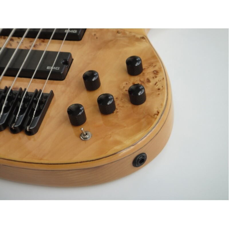 Guitarra Bajo Afanti Ash Body with Poplar Burl Veneer