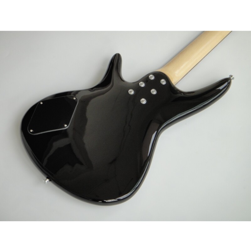 Afanti Cuerpo de Caoba Mástil de Arce Bajo de 4 Cuerdas Negro