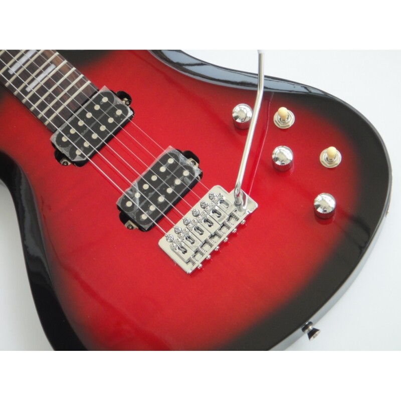 Guitarra Eléctrica Afanti Customized Red Burst Parker Style