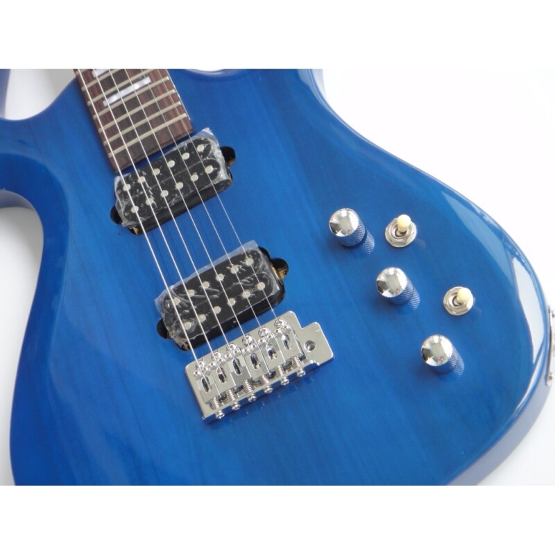 Guitarra Eléctrica Afanti Customized Azul 6 Cuerdas Parker Style