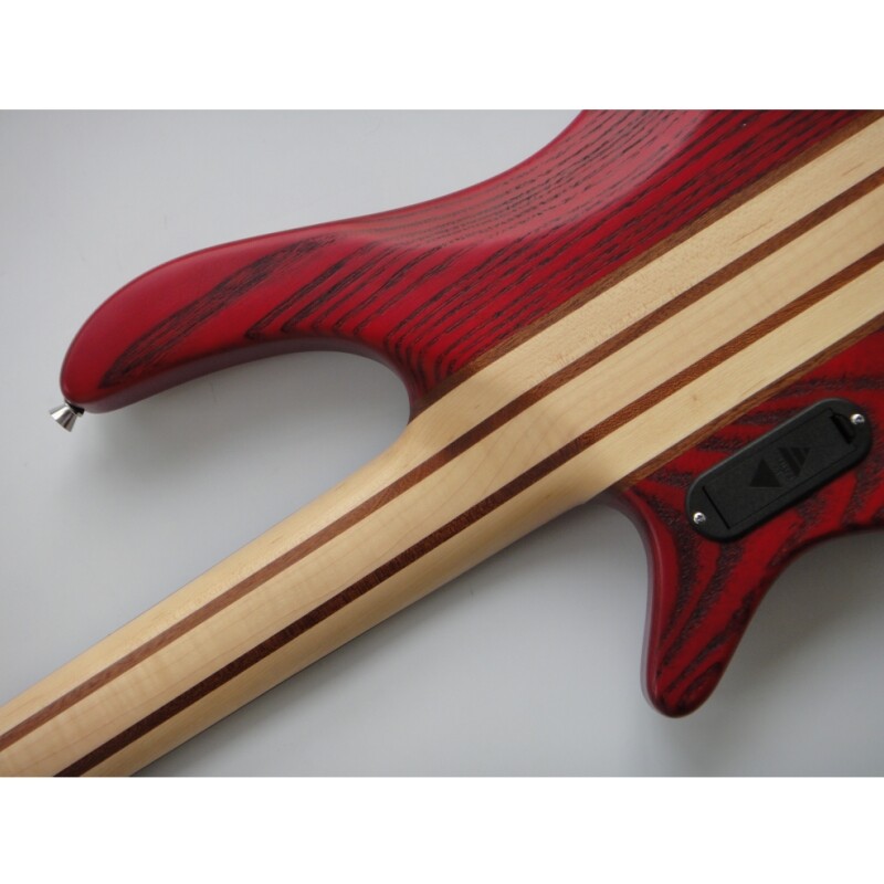 Guitarra Bajo Eléctrico Afanti Red Neck Through Ash Body Rosewood Fingerboard 4 String