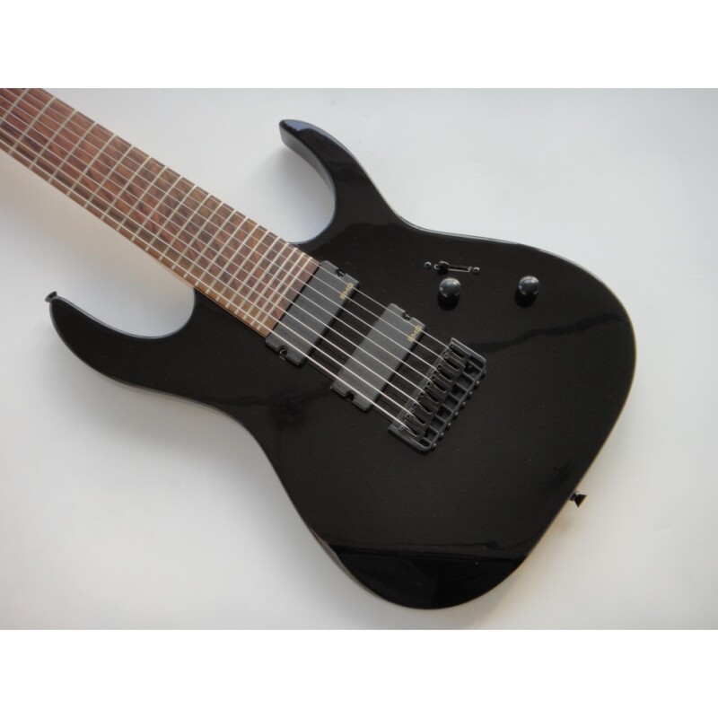 Afanti Guitarra Eléctrica de 8 Cuerdas con Cuerpo de Caoba y Mástil de Arce