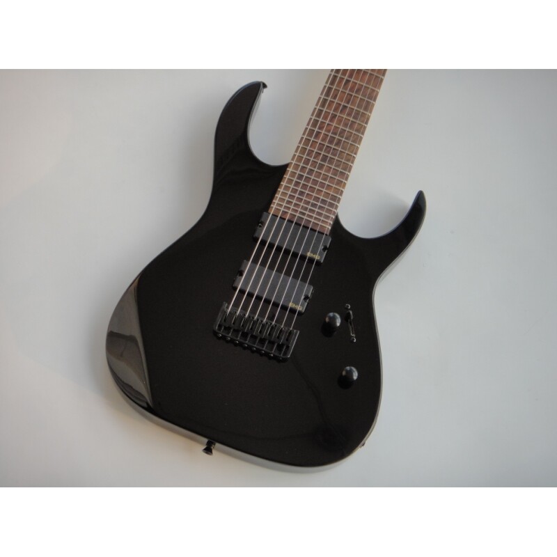 Afanti Guitarra Eléctrica de 8 Cuerdas con Cuerpo de Caoba y Mástil de Arce