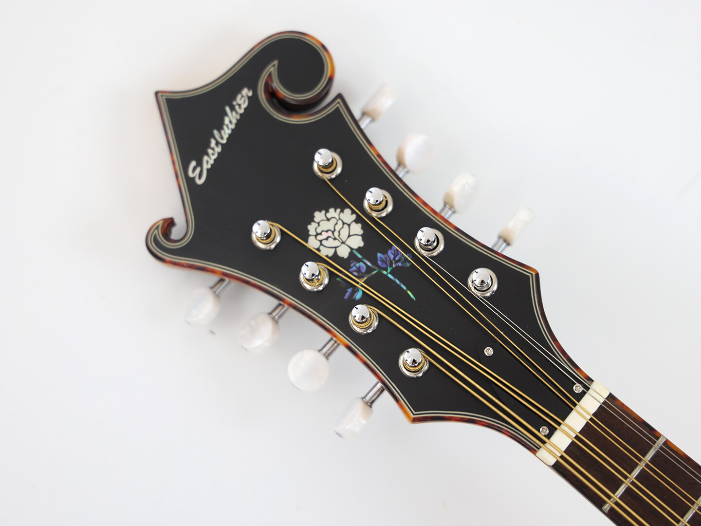 Mandola Afanti Sólida Tapa de Abeto Tallada a Mano Estilo F