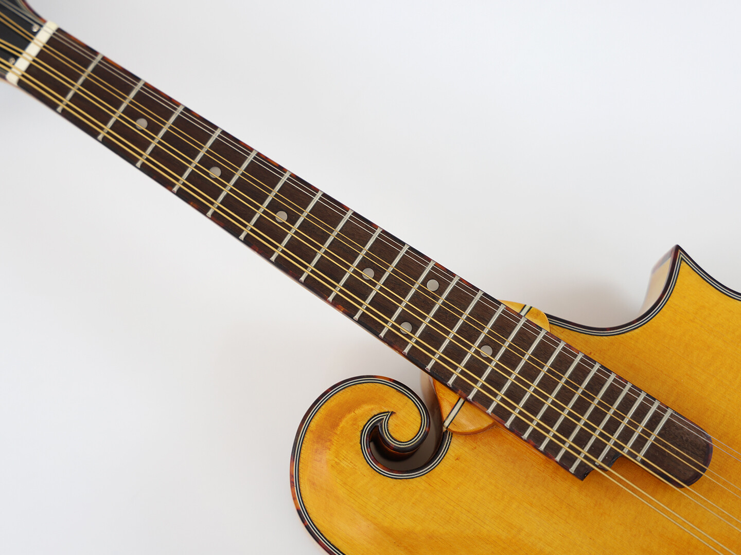 Mandola Afanti Sólida Tapa de Abeto Tallada a Mano Estilo F