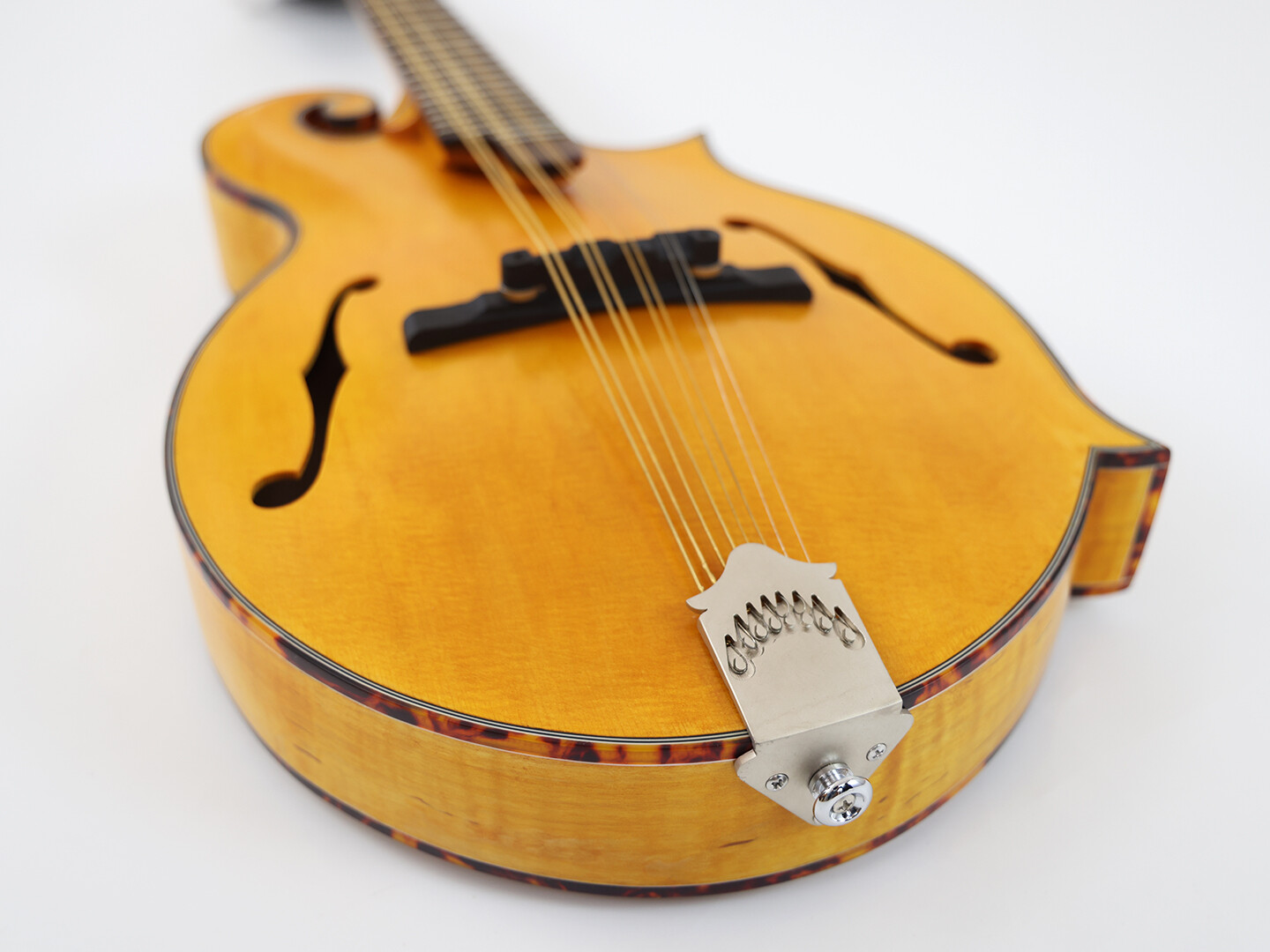 Mandola Afanti Sólida Tapa de Abeto Tallada a Mano Estilo F