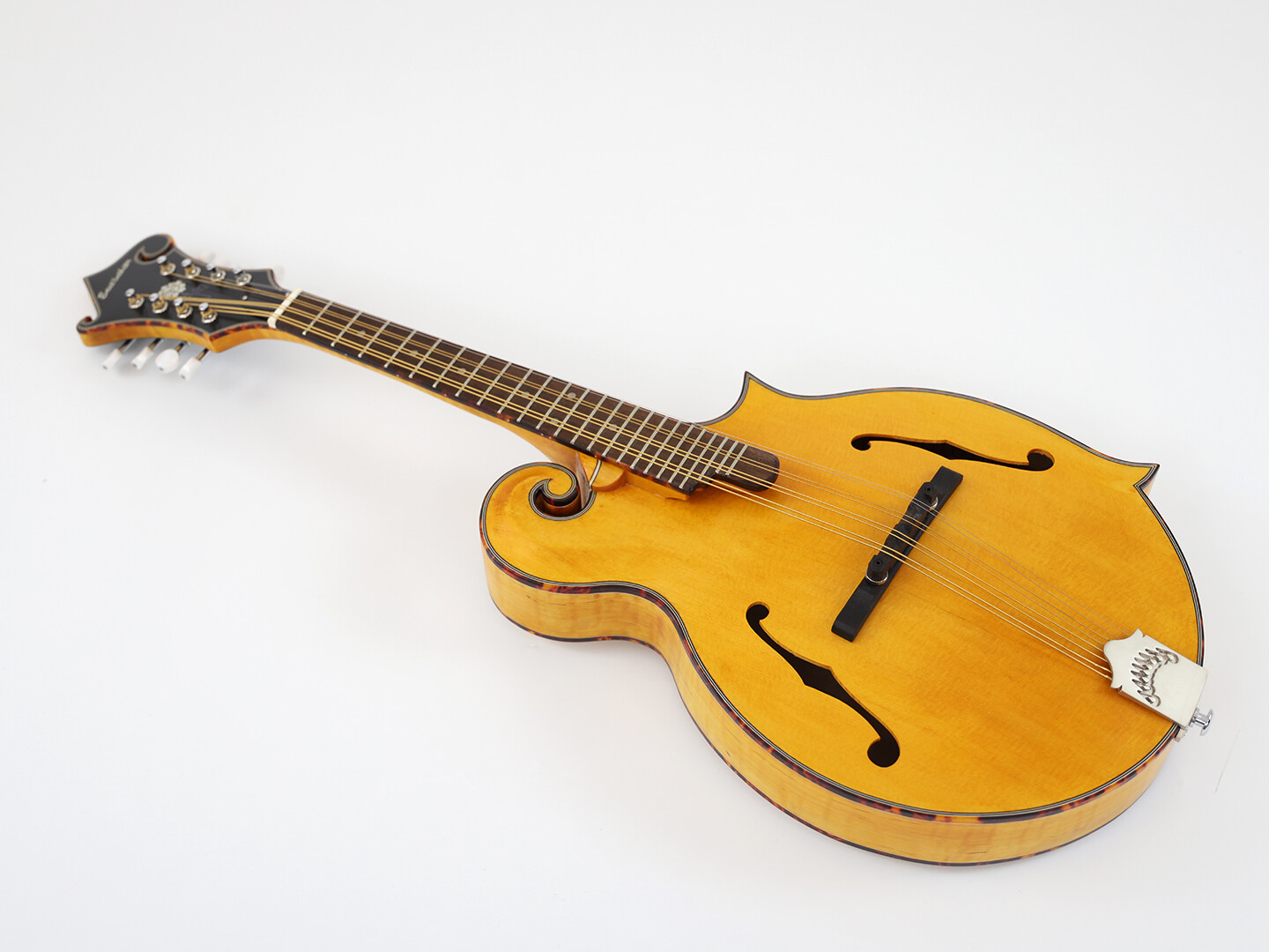 Mandola Afanti Sólida Tapa de Abeto Tallada a Mano Estilo F