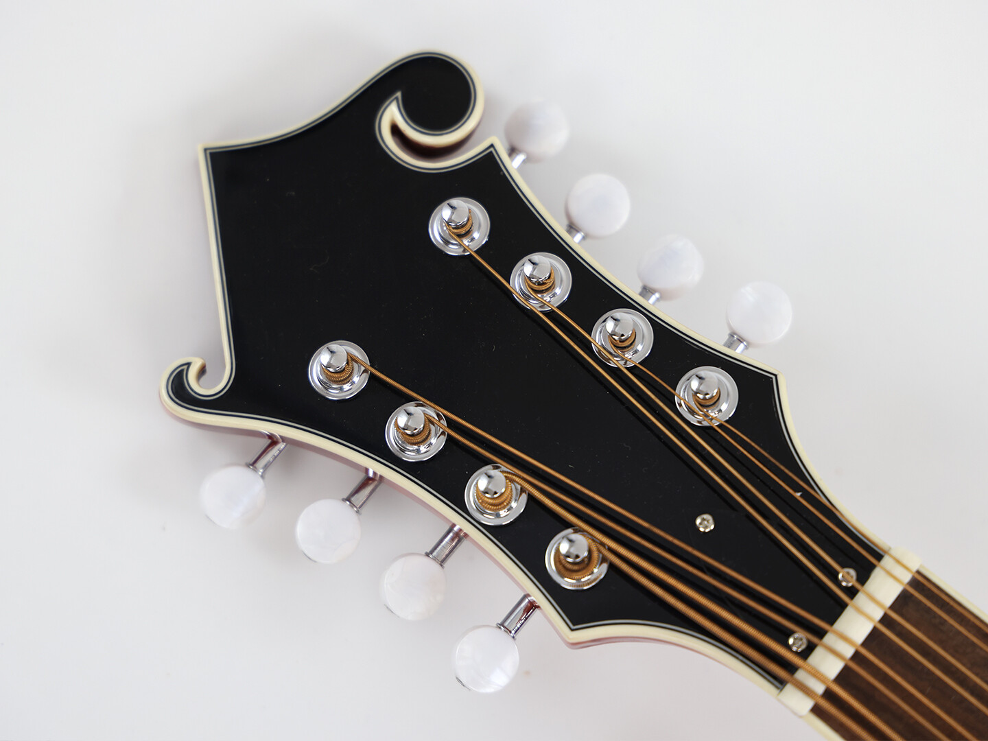 Afanti AA Tapa de abeto sólido con agujero ovalado F Mandocello