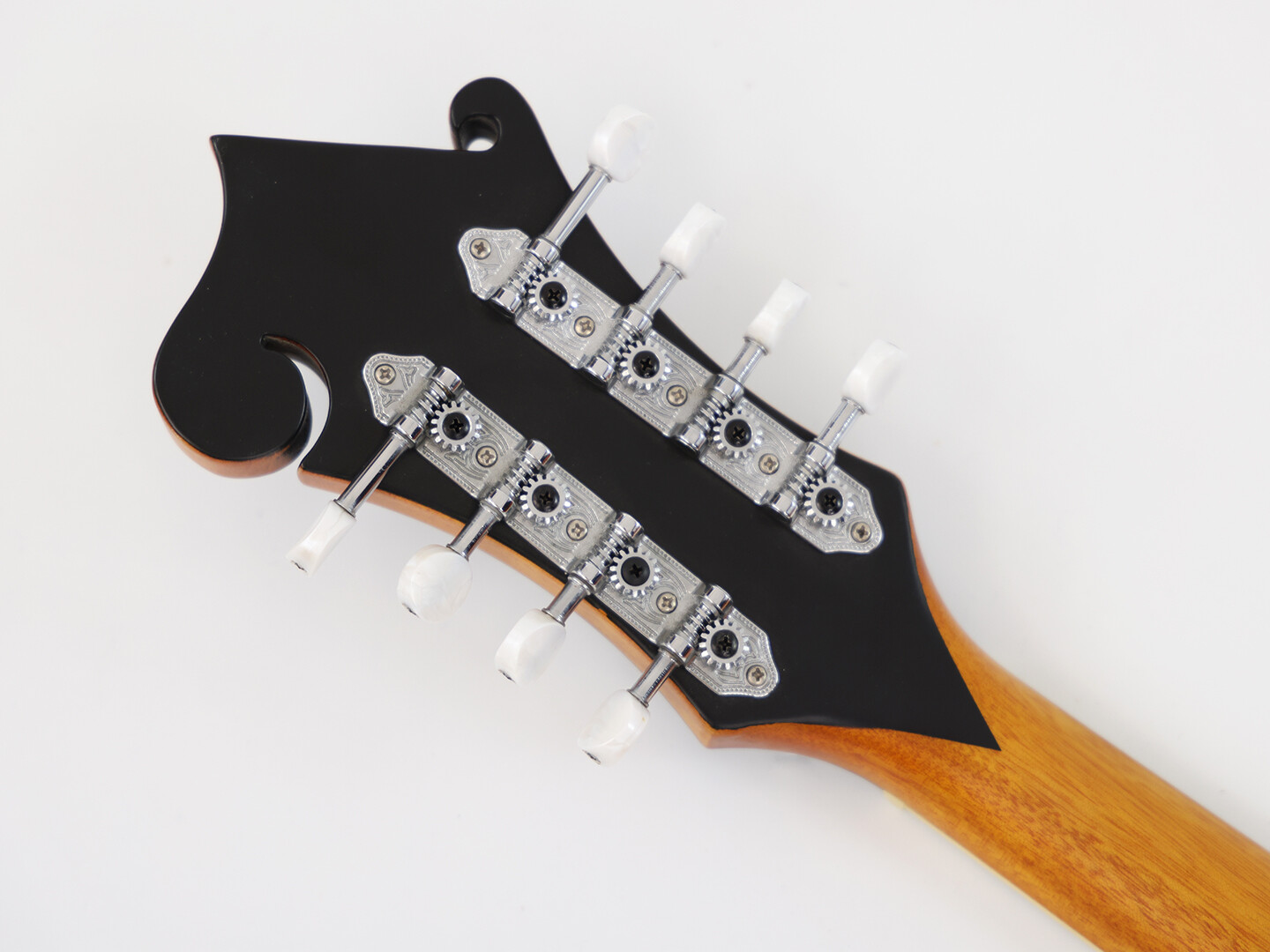 Mandolina octavada estilo F Afanti con tapa de abeto macizo, mástil y fondo de caoba