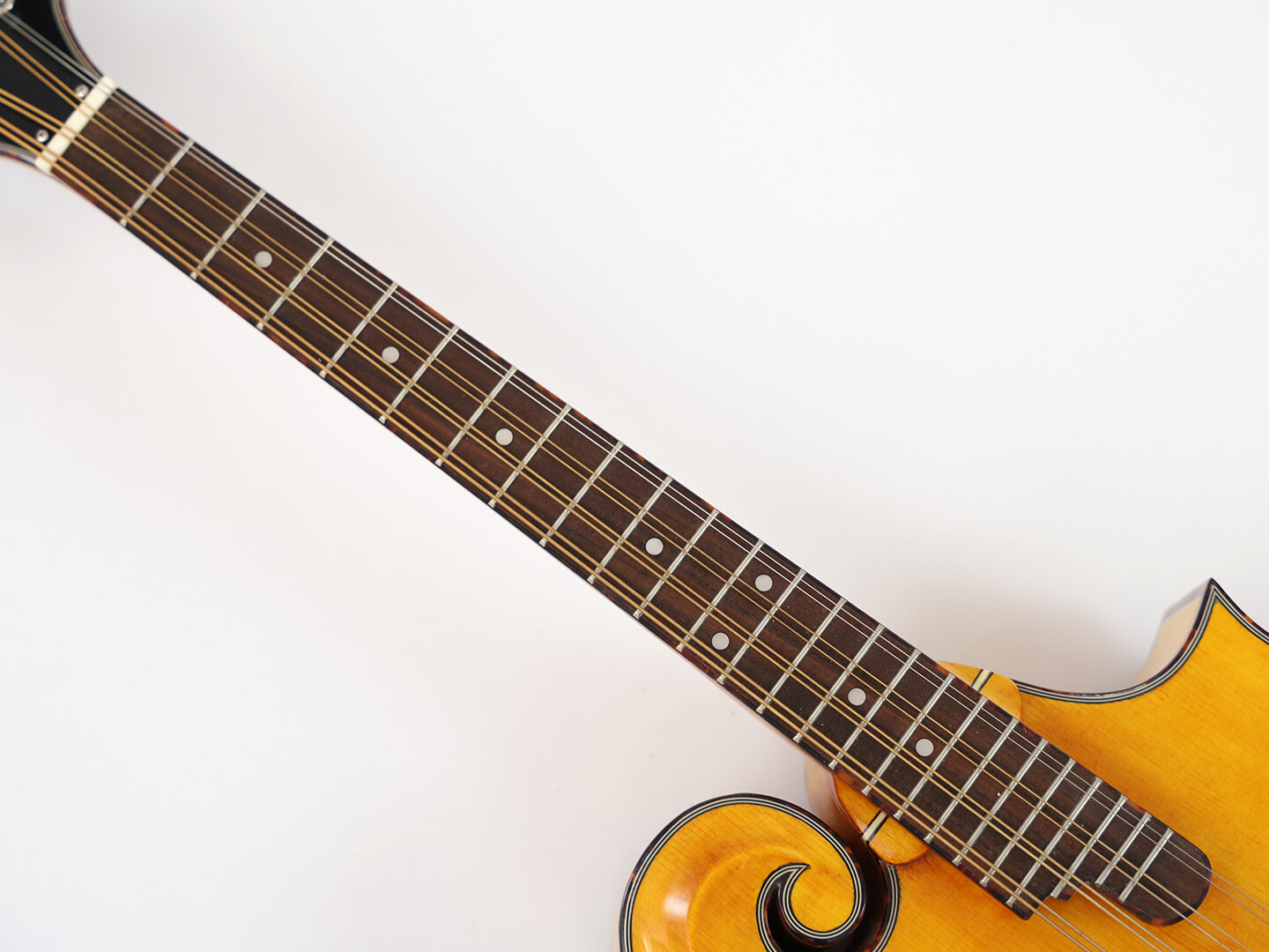 Afanti F Style Mandolina Octava con Tapa y Aros de Caoba Maciza