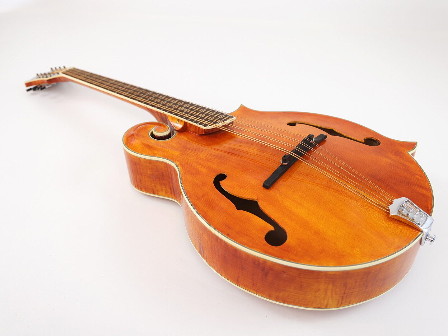 Afanti AA Tapa de abeto sólido Dorso de arce flameado F Mandocello