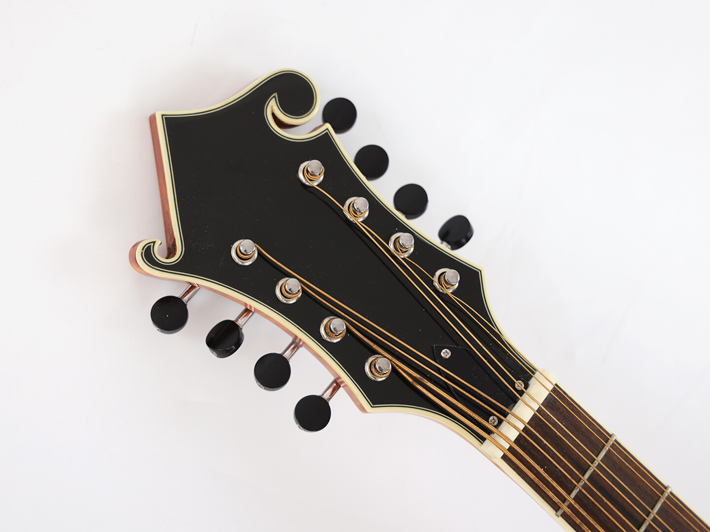 Afanti AA Tapa de abeto sólido Dorso de arce flameado F Mandocello