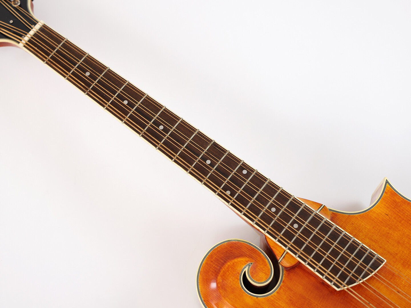 Afanti AA Tapa de abeto sólido Dorso de arce flameado F Mandocello