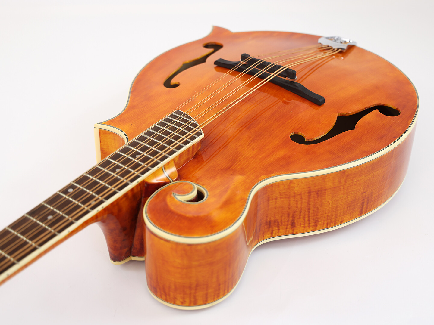 Afanti AA Tapa de abeto sólido Dorso de arce flameado F Mandocello