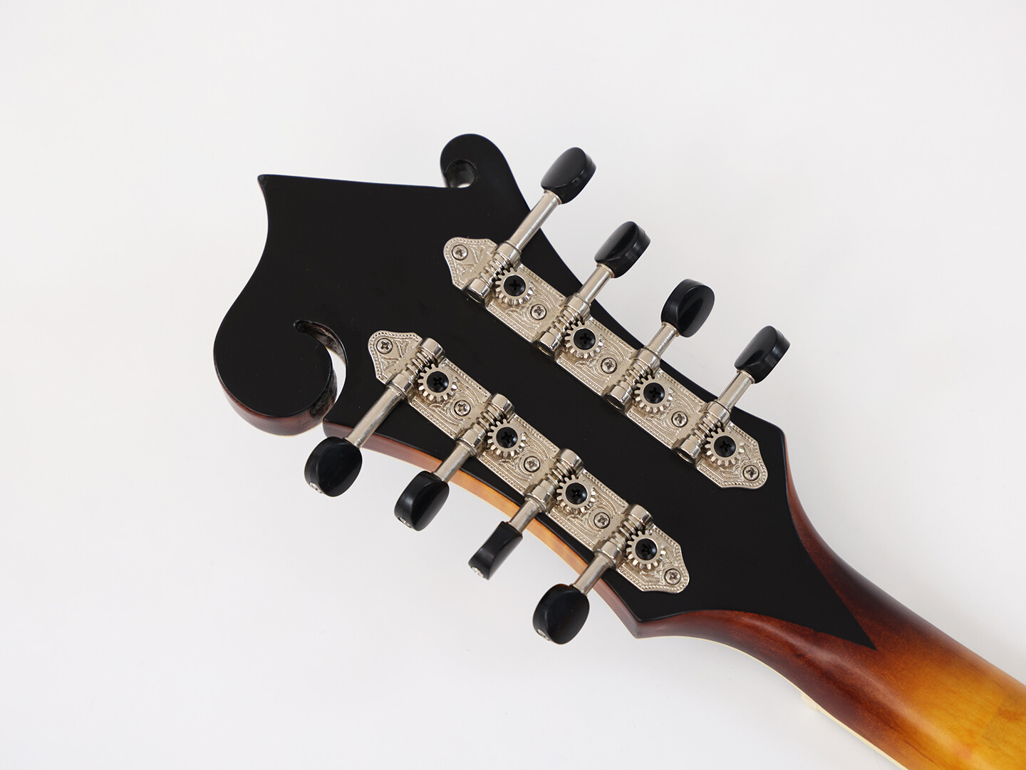 Afanti AA Tapa Sólida de Arce Flameado con Laterales en Fa Octava Mandolina