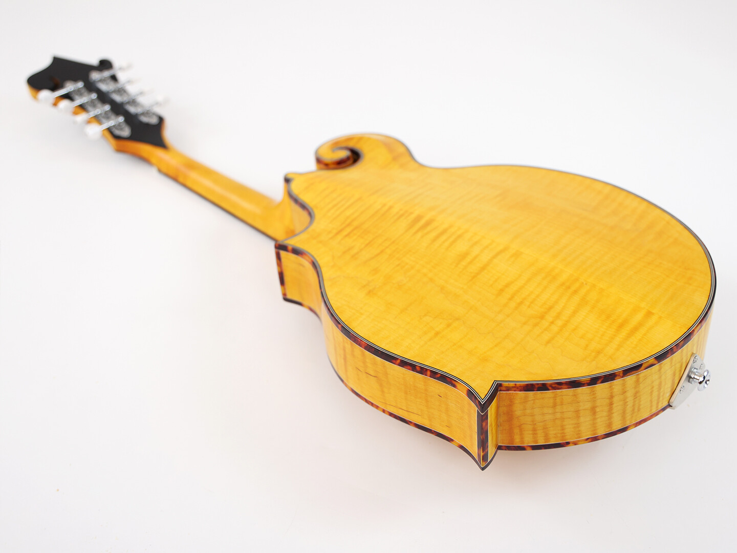 Afanti Goldrush Color Tapa Sólida de Abeto con Puente de Ébano F Mandola