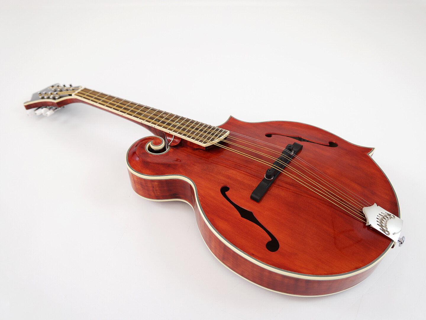 Mandola Afanti Laca Brillante AAA Tapa Maciza de Abeto Estilo F