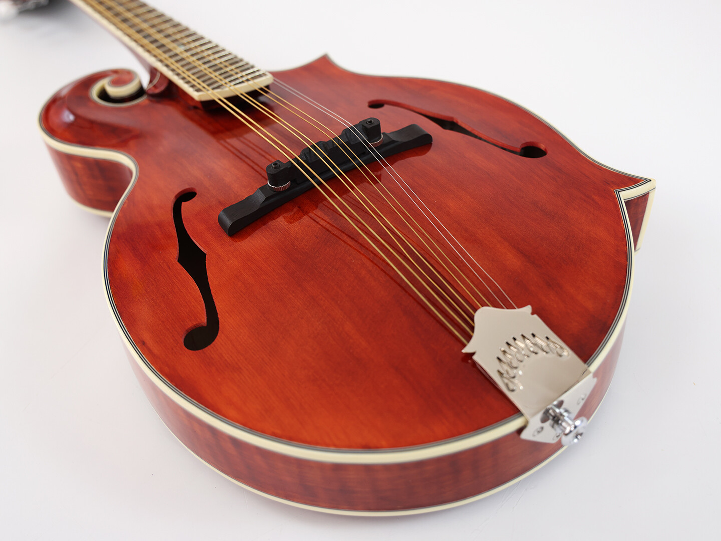 Mandola Afanti Laca Brillante AAA Tapa Maciza de Abeto Estilo F