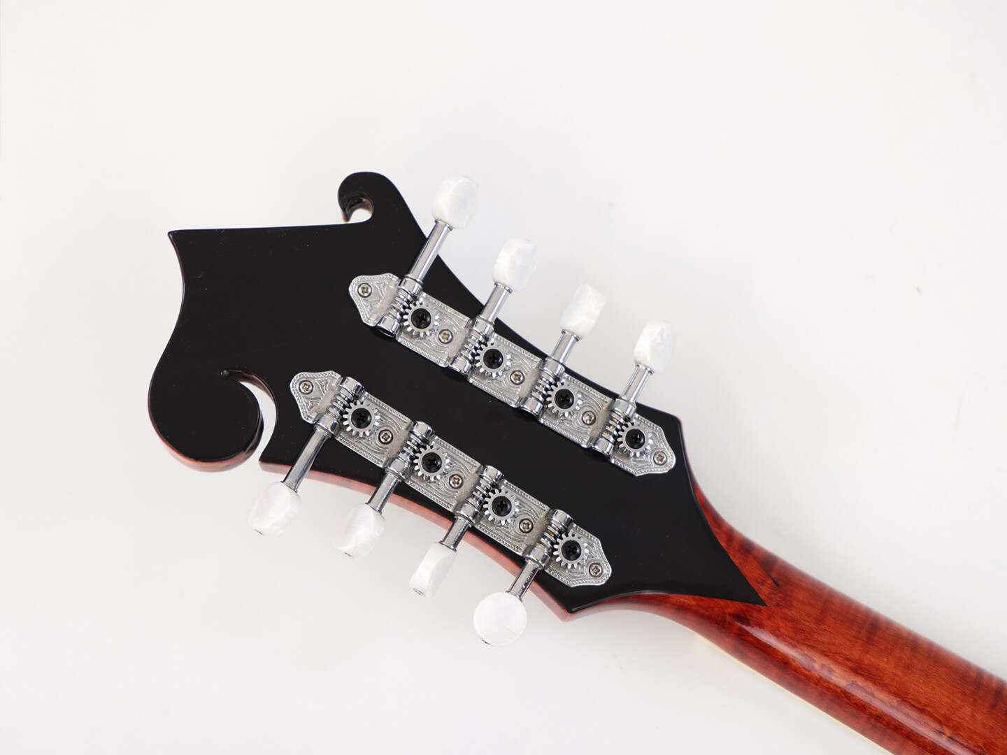 Mandola Afanti AAA Sólida Arce Flameado Fondo y Lateral F Brillante