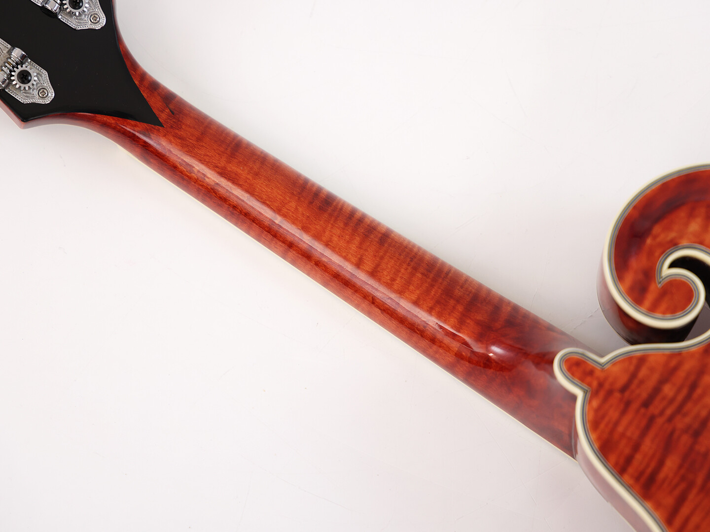 Mandola Afanti AAA Sólida Arce Flameado Fondo y Lateral F Brillante