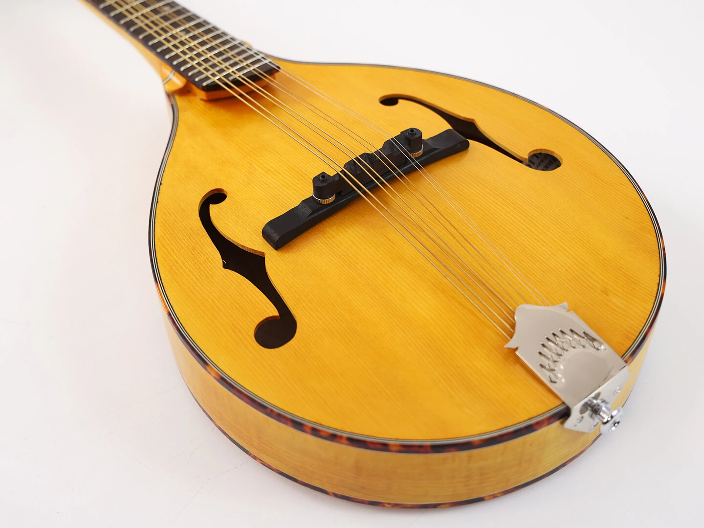 Afanti A Mandola estilo A con tapa maciza de pícea y fondo macizo de arce flameado