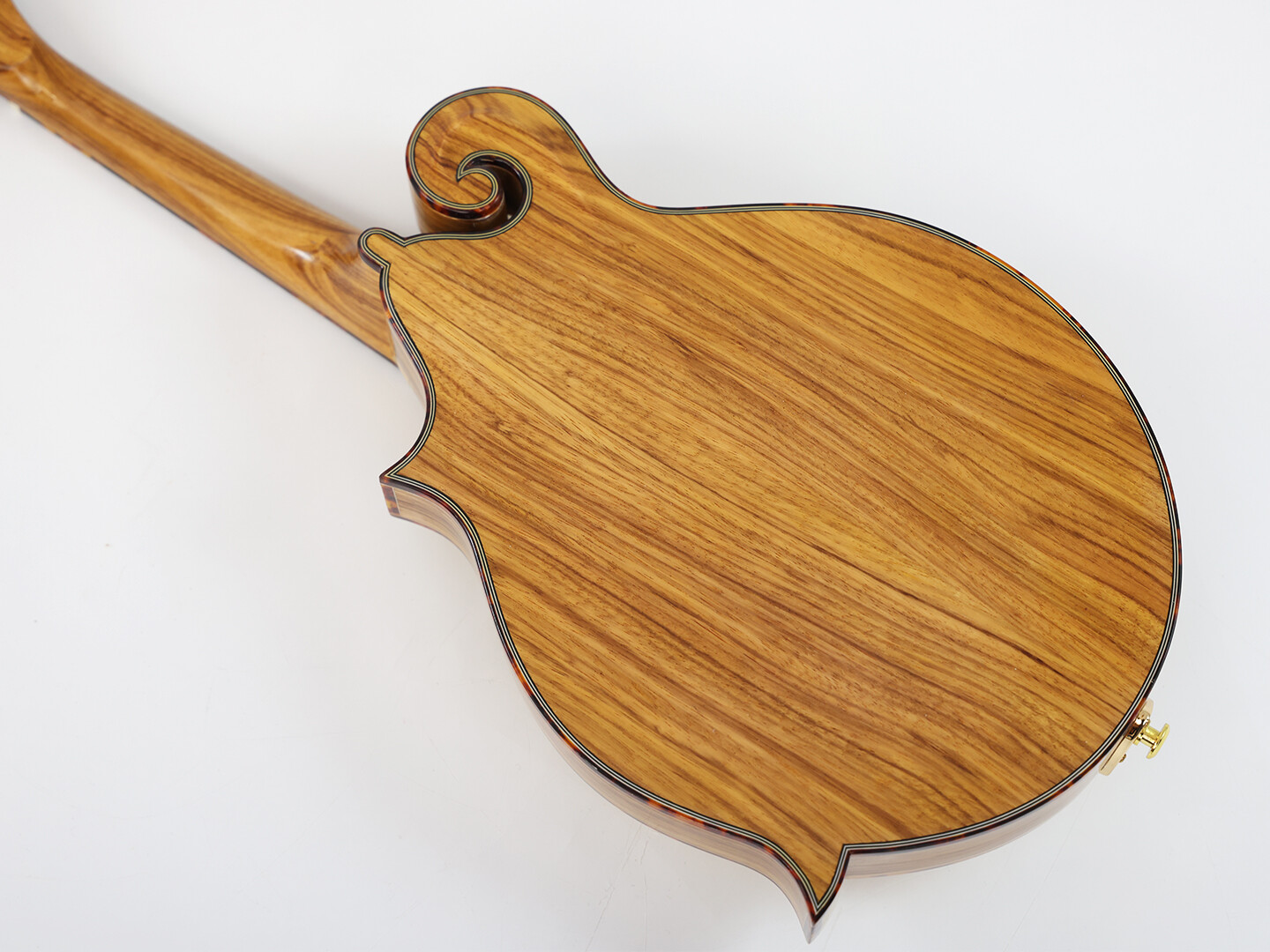 Mandolina F Afanti AAA de madera maciza de cebra tallada a mano en el fondo y el costado