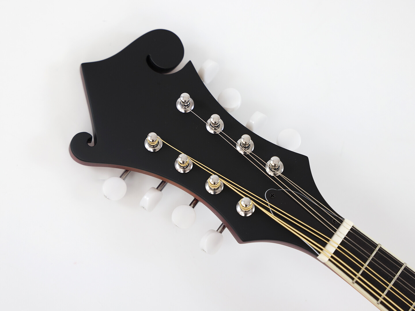 Mandolina Afanti estilo F con tapa de abeto, fondo y aros de arce