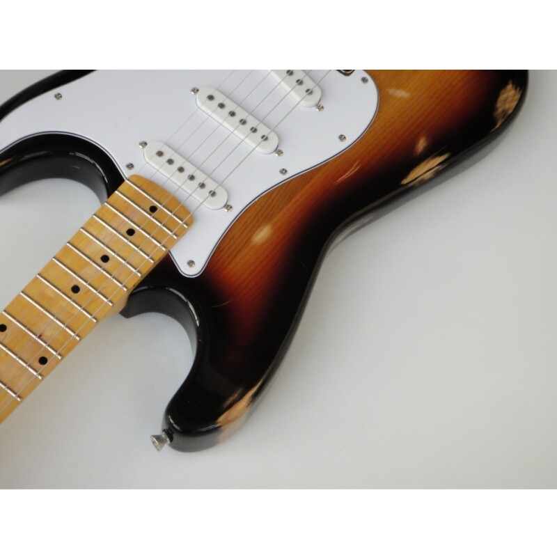 Guitarra Eléctrica Afanti Ash Body SSS Relic Sunburst St