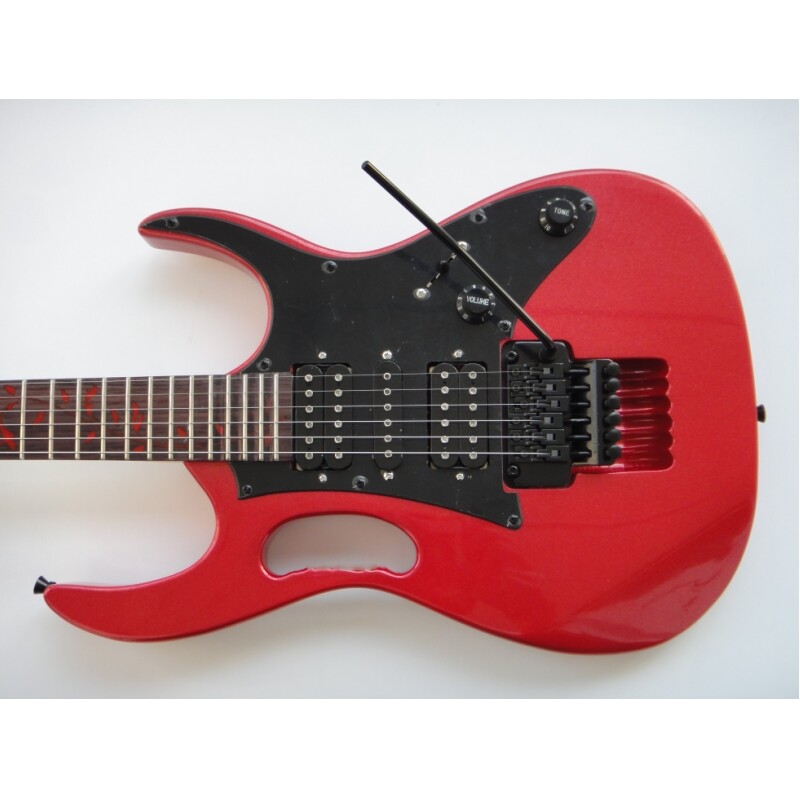 Afanti Cuerpo de tilo con tornillos Mástil de arce Guitarra eléctrica personalizada