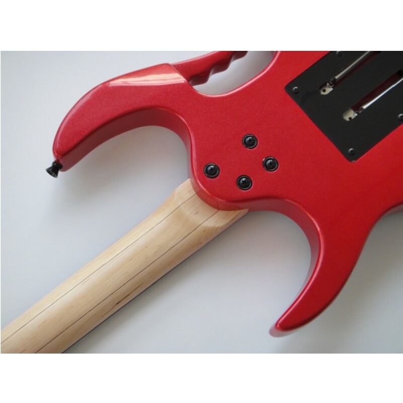 Afanti Cuerpo de tilo con tornillos Mástil de arce Guitarra eléctrica personalizada