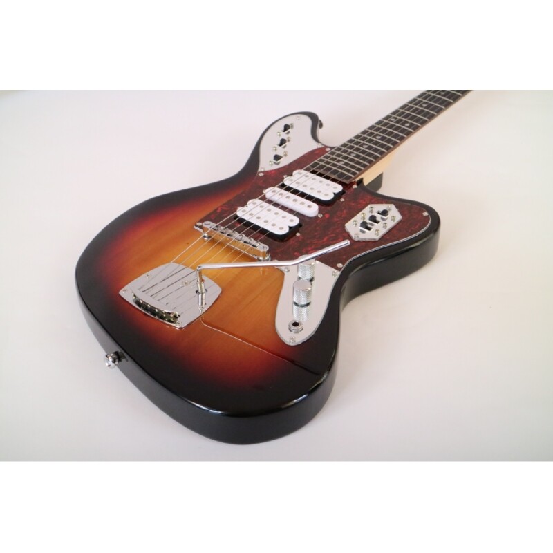 Guitarra Eléctrica Afanti Customized Hsh Tremolo Bridge Rosewood Fingerboard Sunburst