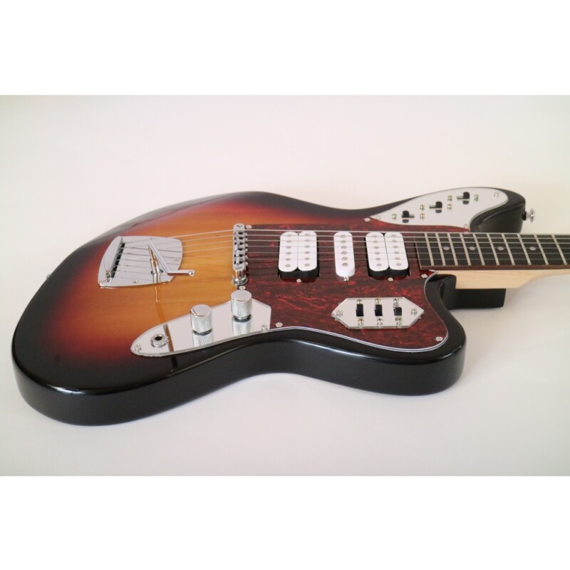 Guitarra Eléctrica Afanti Customized Hsh Tremolo Bridge Rosewood Fingerboard Sunburst