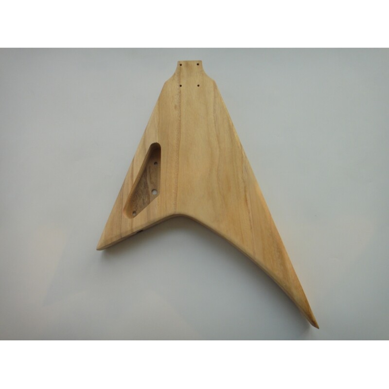 Afanti Paulownia Body with Flamed Maple Veneer DIY Guitar Electric Kit