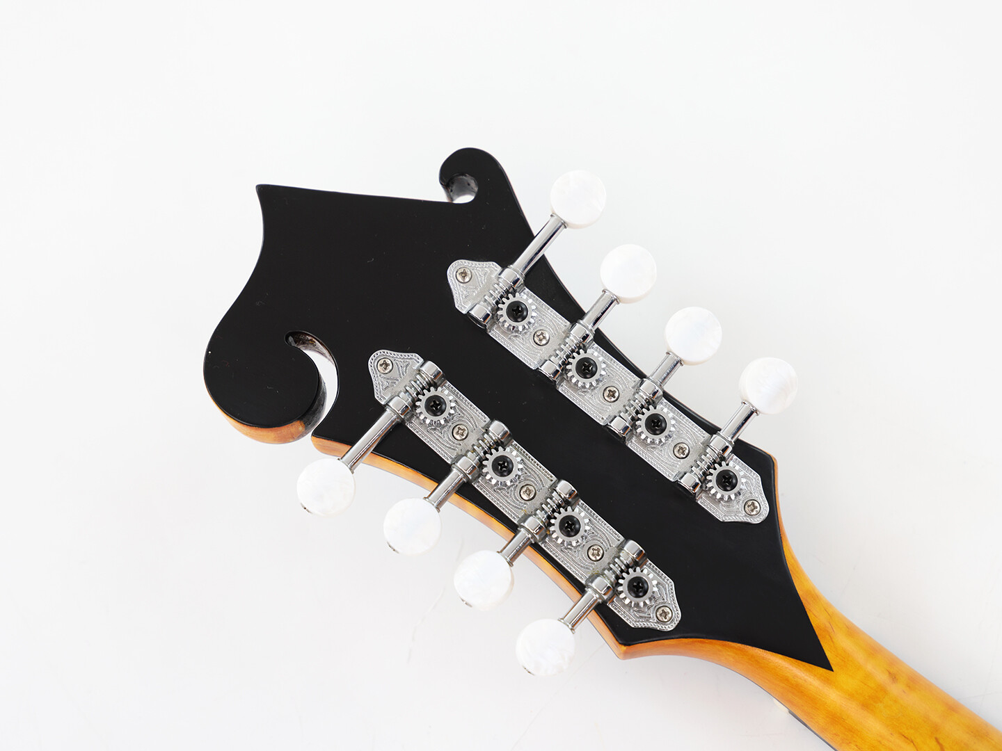 Mandolina Afanti Goldrush One Piece Solid Flamed Maple Dovetail Neck F