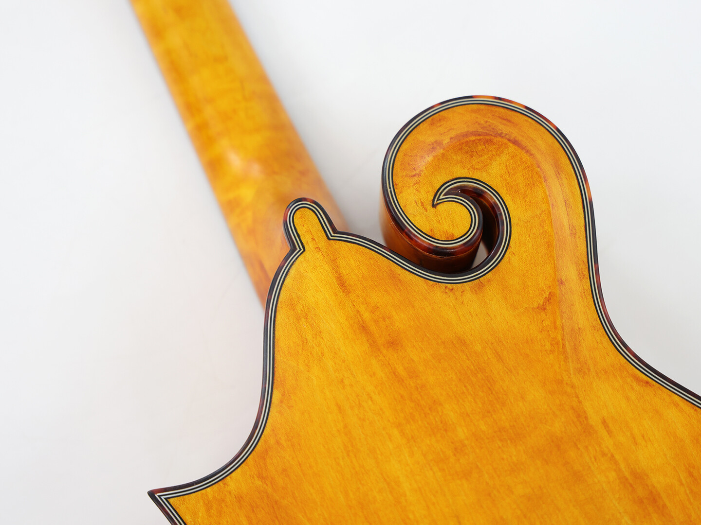 Mandolina Afanti Goldrush One Piece Solid Flamed Maple Dovetail Neck F