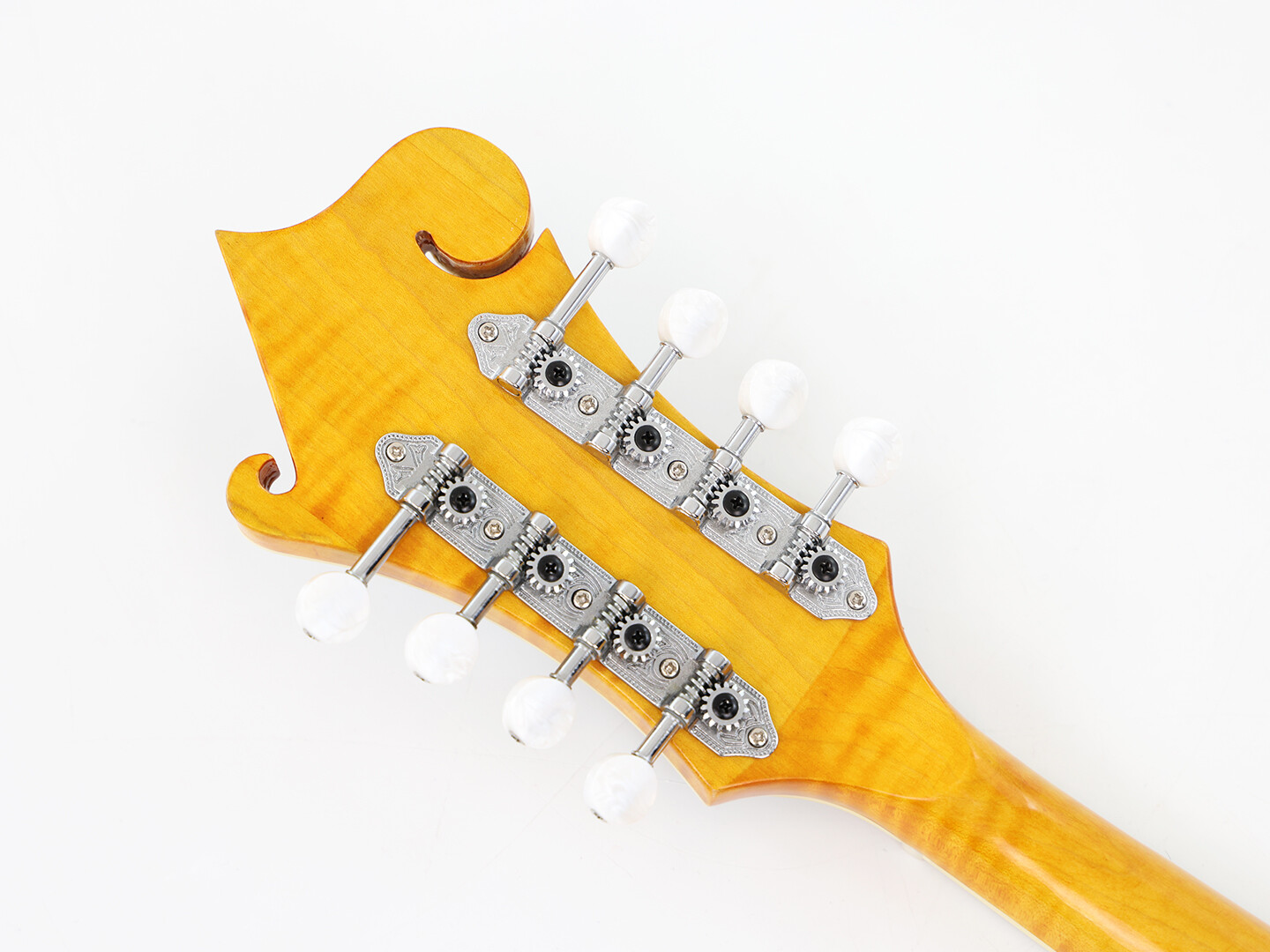 Mandolina Afanti Sólida Tallada a Mano y Graduada con Tapa de Abeto AAA para Mano Izquierda