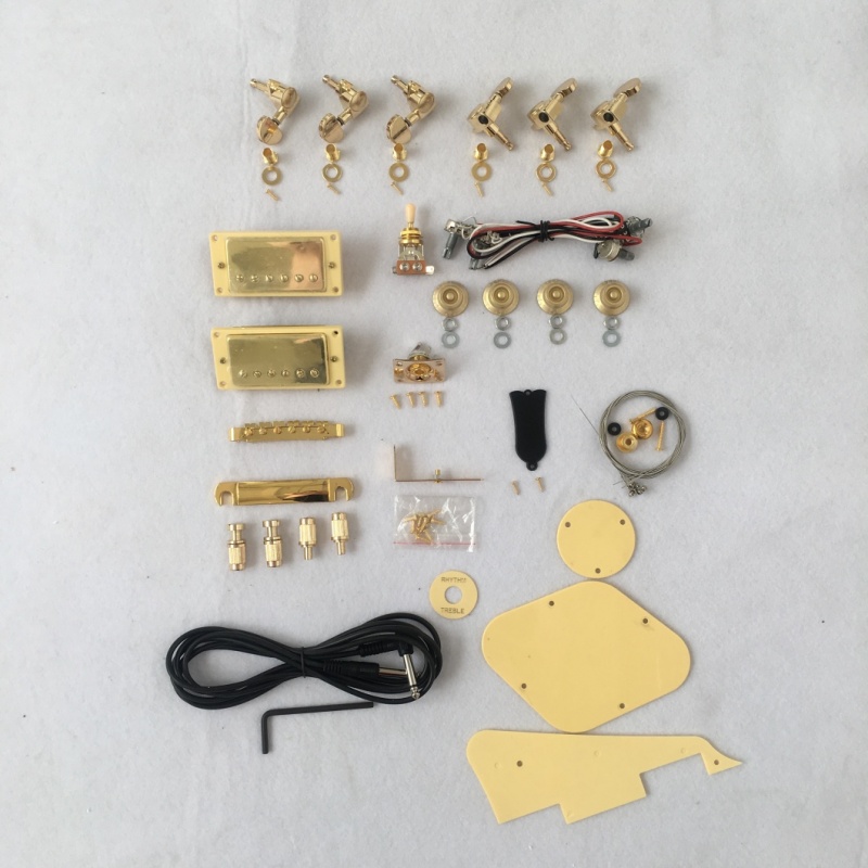 Afanti Cuerpo de caoba con chapa de arce espaltado Construye tu propio kit de guitarra