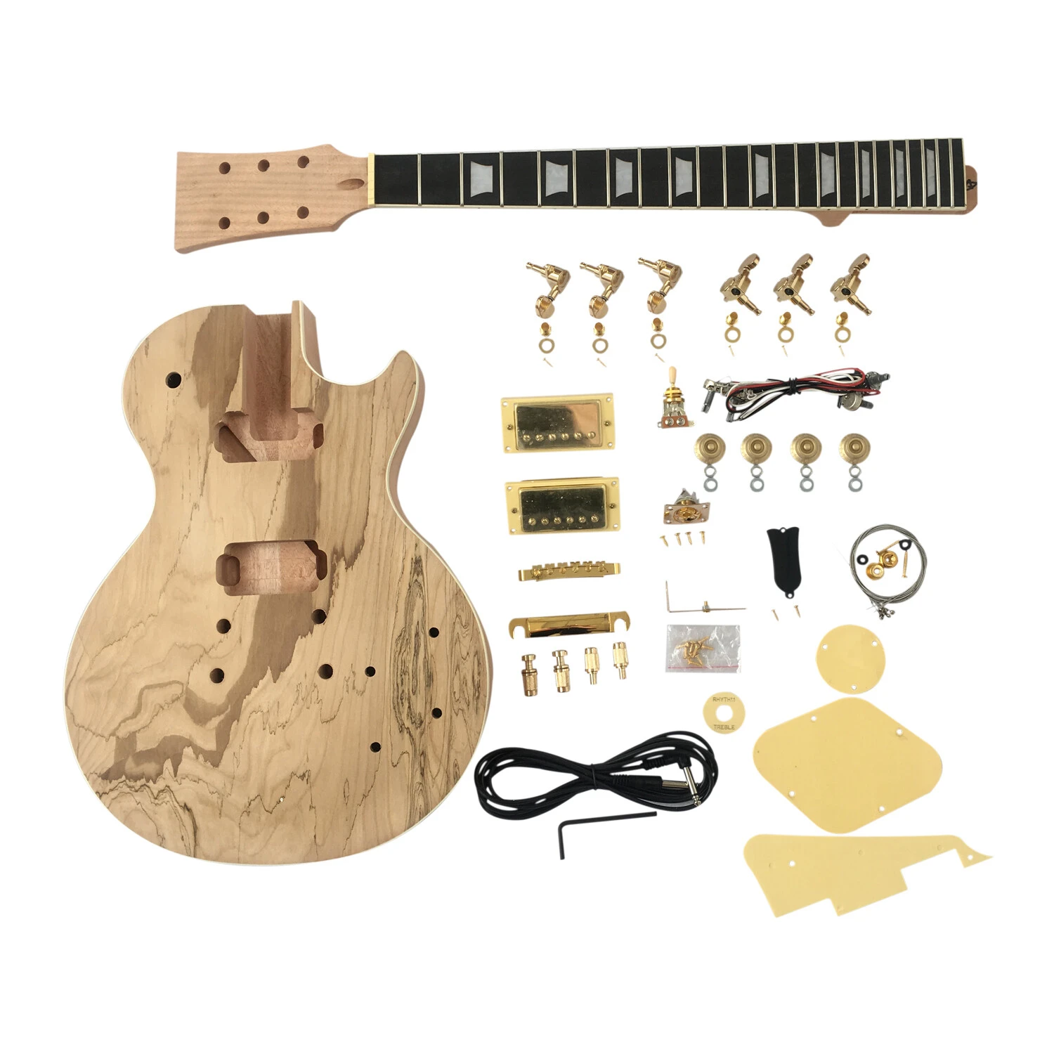 Afanti Cuerpo de caoba con chapa de arce espaltado Construye tu propio kit de guitarra
