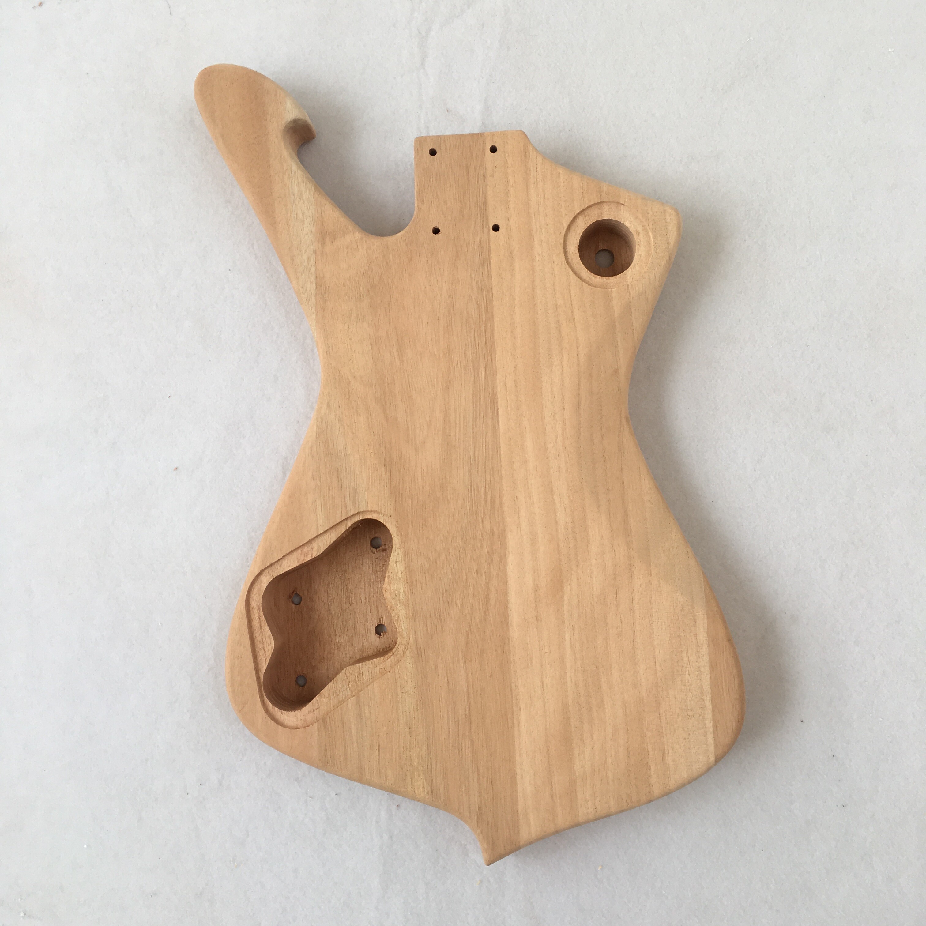 Kit de guitarra DIY de 7 cuerdas con mástil de caoba de cejuela ancha y diapasón de palisandro