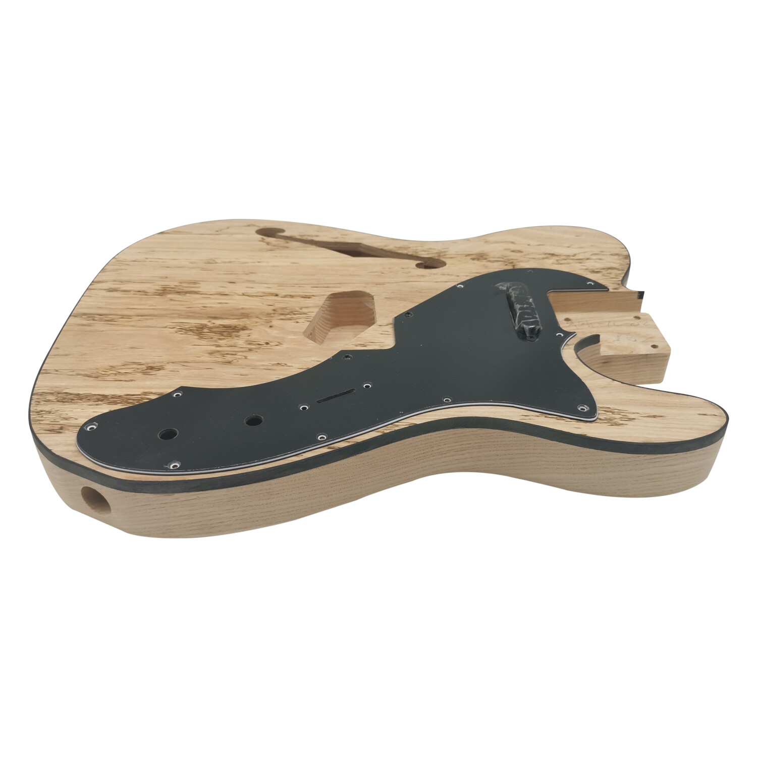 Cuerpo de fresno semi-hueco thinline Tele Guitarra Eléctrica Kit