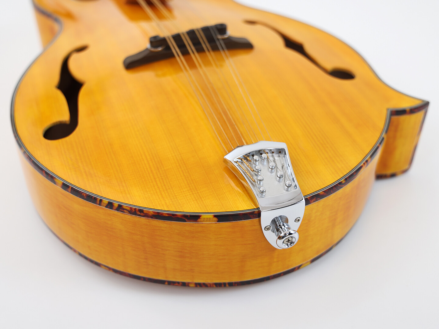 Mandolina de octava de arce macizo flameado Afanti F Style A grade