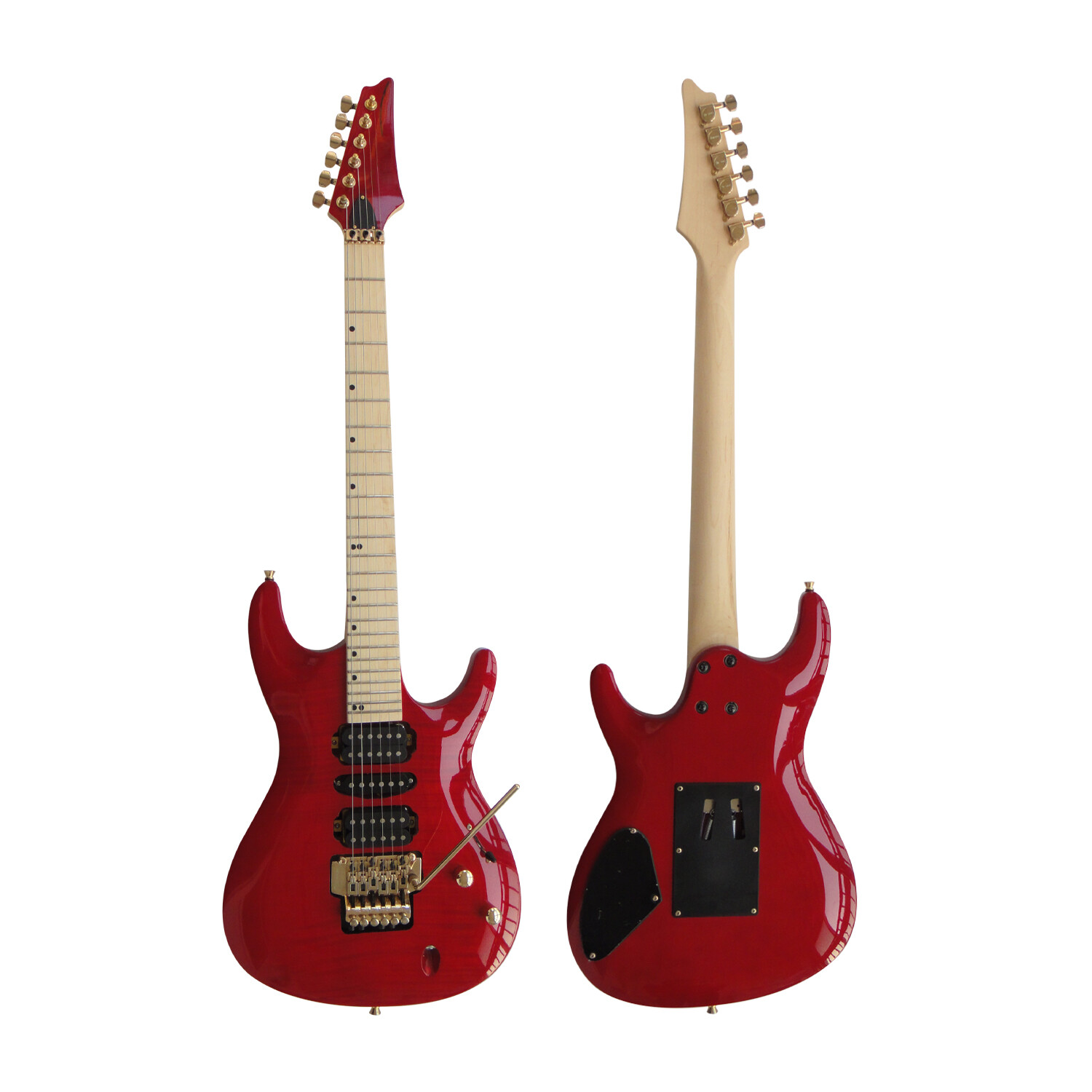 Guitarra Eléctrica Afanti Customized Hsh Pickup Cherry Red Maple Neck Guitarra Eléctrica Afanti Customized Hsh Pickup Cherry Red Maple Neck