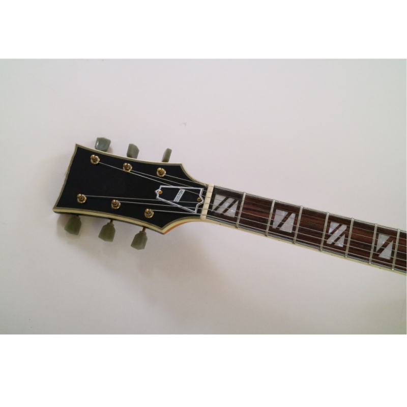 Guitarra eléctrica Afanti con cuerpo de madera contrachapada de arce hueco y chapa de arce flameado