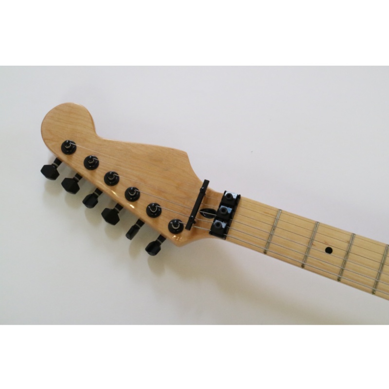 Afanti 22 Trastes Cuerpo y Mástil de Caoba Guitarra Eléctrica Custom 6 Cuerdas