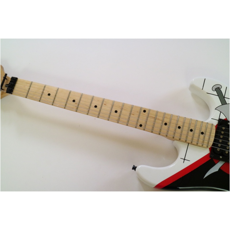 Afanti 22 Trastes Cuerpo y Mástil de Caoba Guitarra Eléctrica Custom 6 Cuerdas