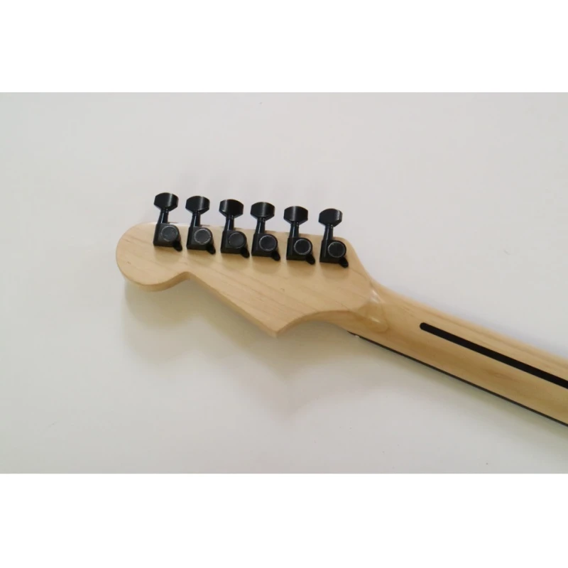 Afanti Guitarra Eléctrica 6 Cuerdas Cuerpo Caoba Verde Claro con Herrajes Negros