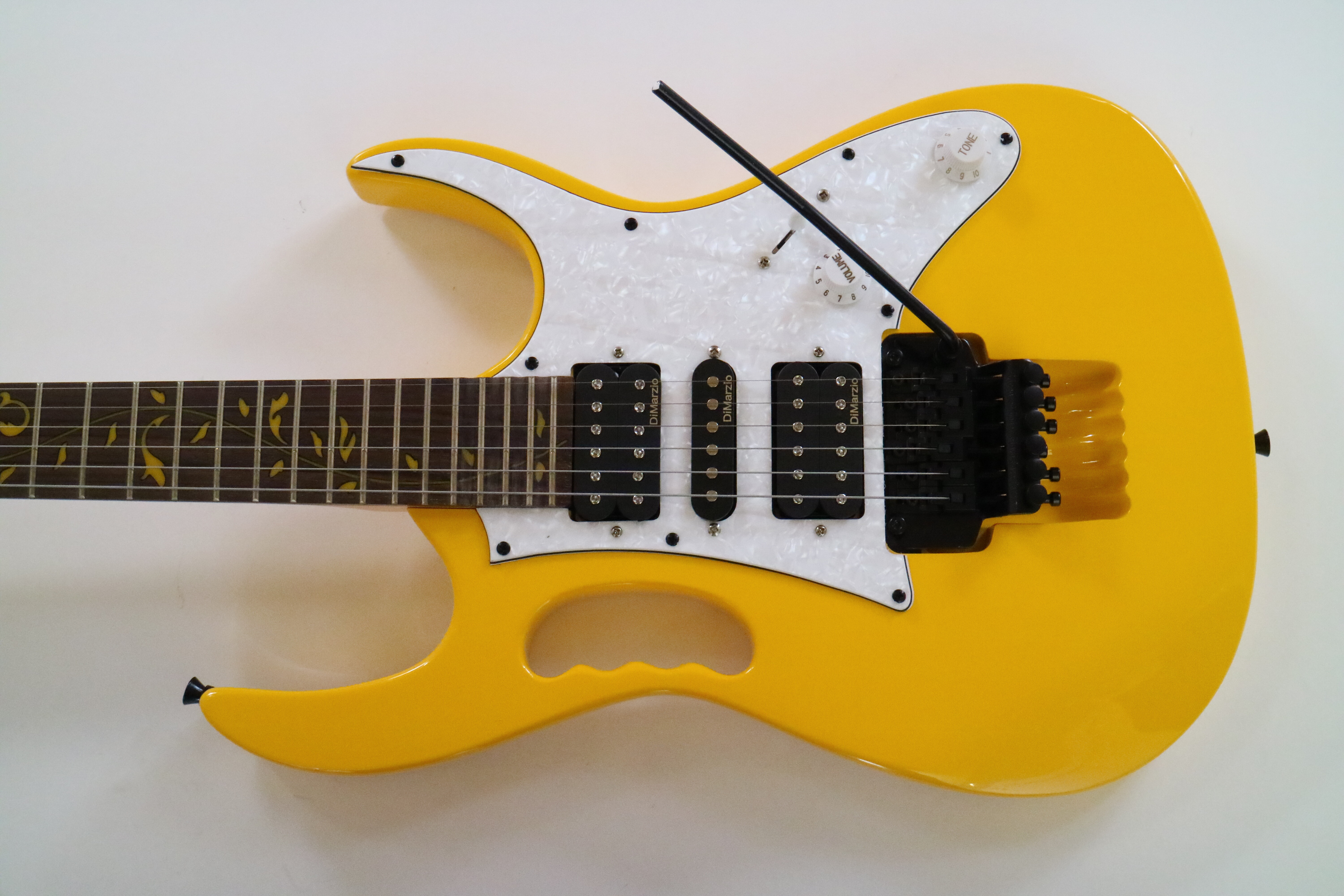 Afanti Guitarra Eléctrica Custom Diapasón de Palosanto Atornillado al Mástil