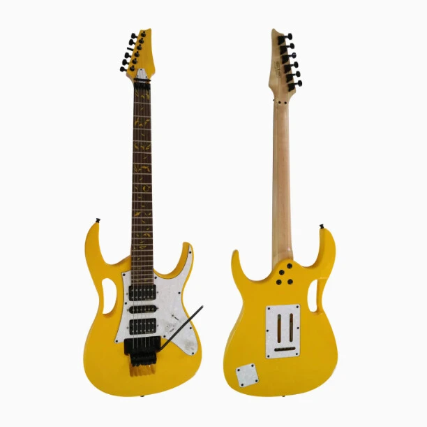 Afanti Guitarra Eléctrica Custom Diapasón de Palosanto Atornillado al Mástil